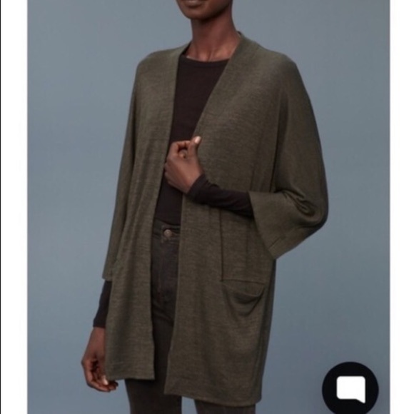 WILFRED free cardigan olive sz medium - Picture 3 of 6